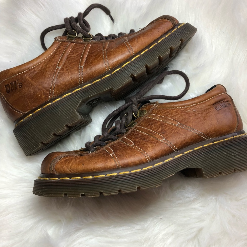 Dr martens air cushion sole lace oxford platforms